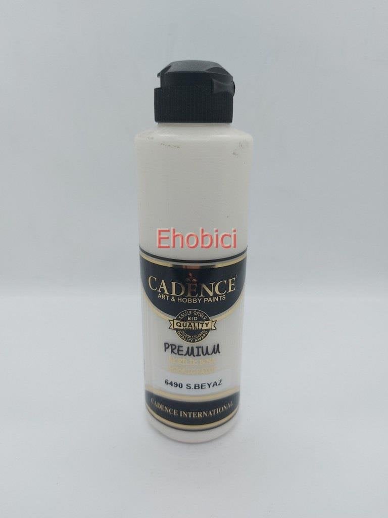 Cadence Akrilik Boya 250ML 6490 S.Beyaz Ahşap Boyası