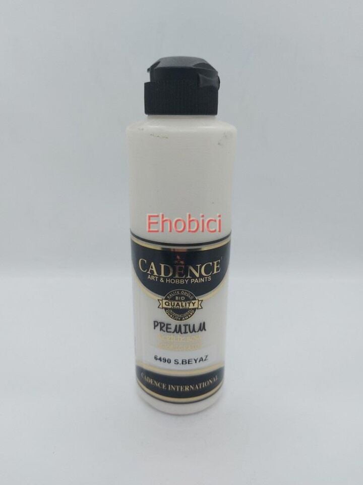 Cadence Akrilik Boya 250ML 6490 S.Beyaz Ahşap Boyası