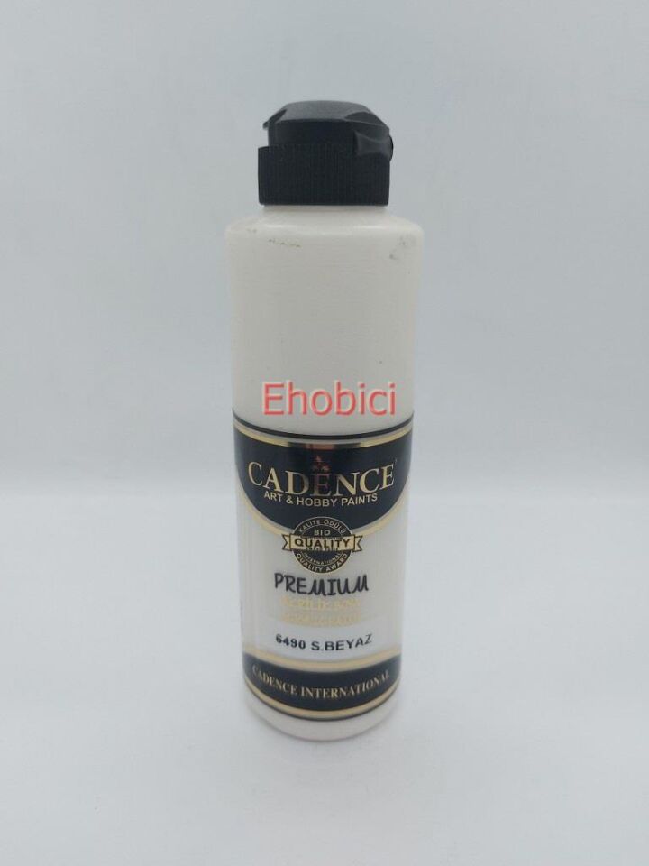 Cadence Akrilik Boya 250ML 6490 S.Beyaz Ahşap Boyası