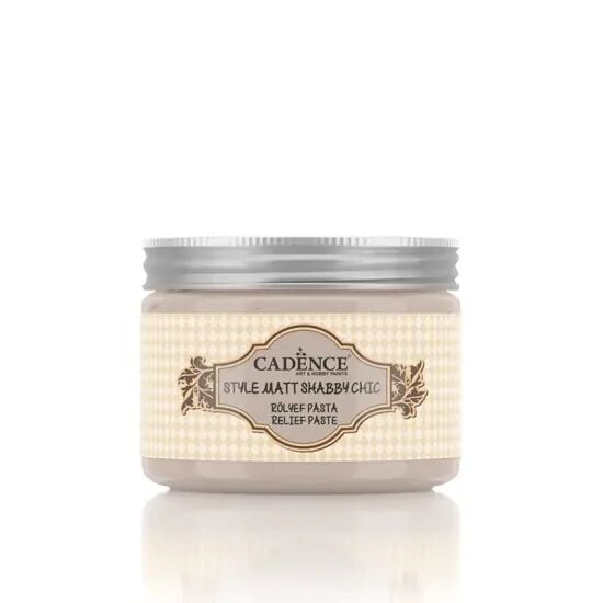 Cadence Shabby Chic Renkli Rölyef Pasta SR03 Keten 150ml