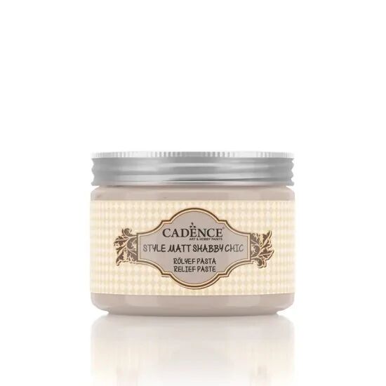 Cadence Shabby Chic Renkli Rölyef Pasta SR03 Keten 150ml