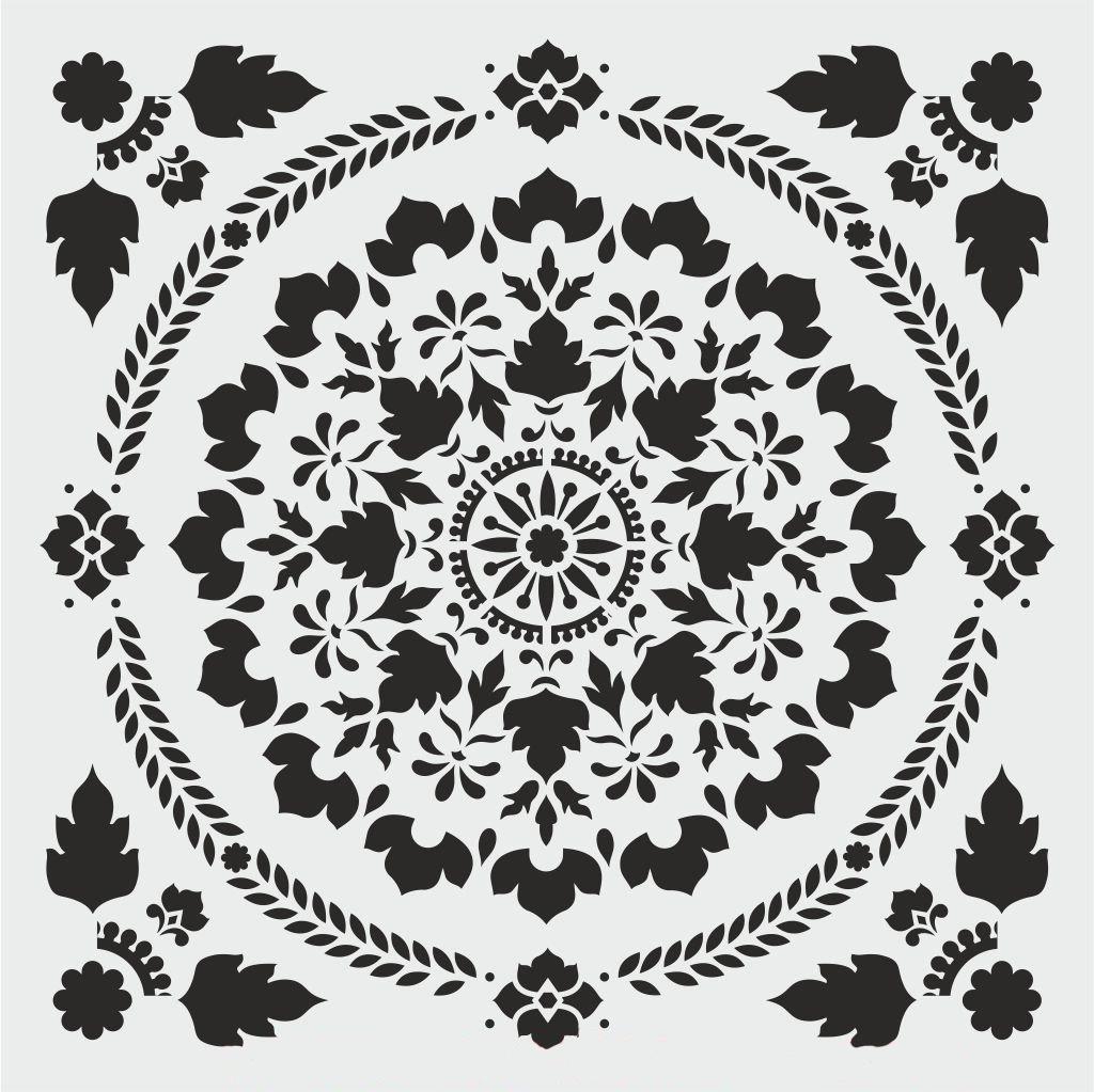 Duvar Dekor Stencil Şablon (40x40) HD-095