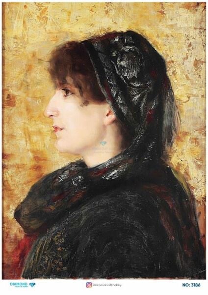 Diamond Pirinç Dekopaj Kağıdı - 3186