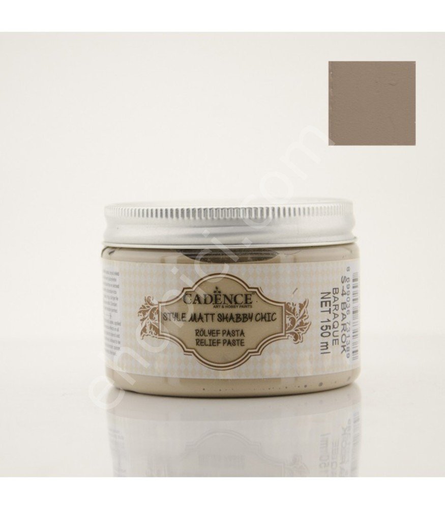Cadence Shabby Chic Renkli Rölyef Pasta 150ml SR04 Barok