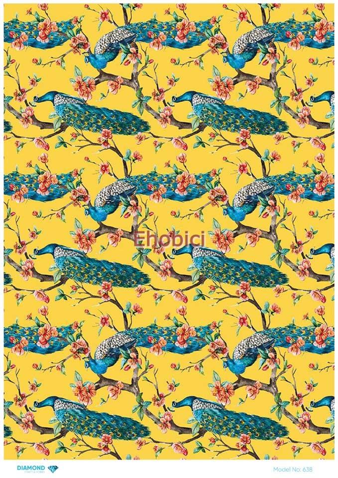 Diamond Pirinç Dekopaj Kağıdı - 638