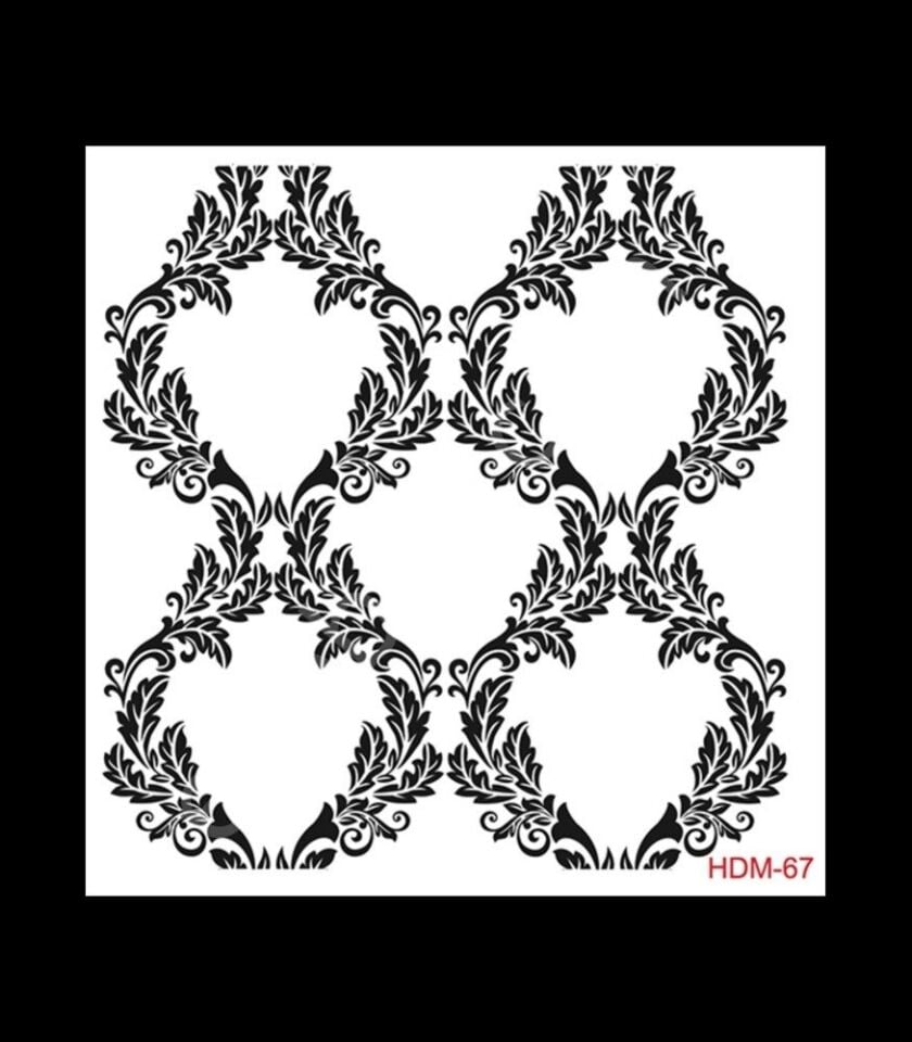 HDM67 Cadence Home Dekor Stencil 25x25