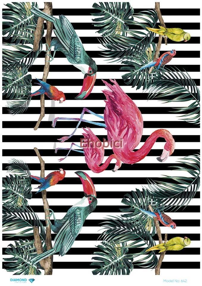 Diamond Pirinç Dekopaj Kağıdı - 642