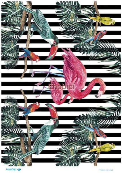 Diamond Pirinç Dekopaj Kağıdı - 642