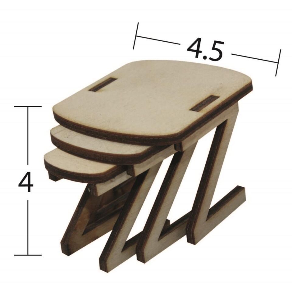 Minyatür Ahşap Obje MN-50