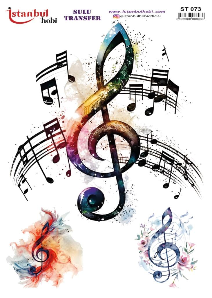 Sulu Transfer Kağıdı 25x35cm ST-073