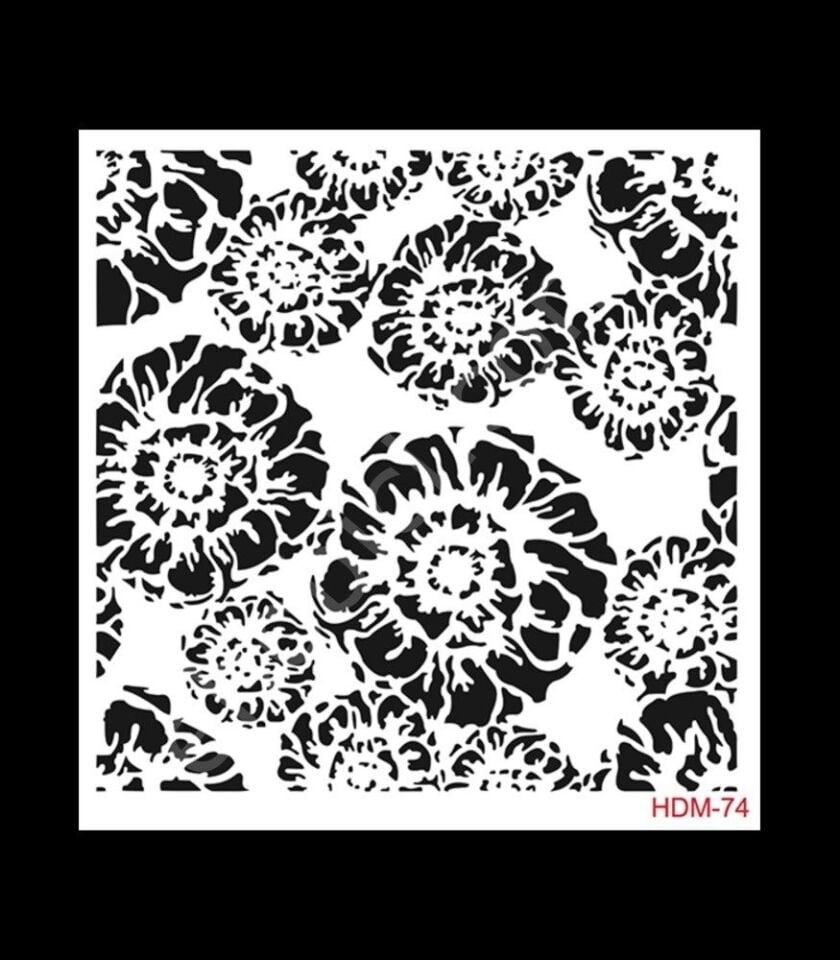HDM74 Cadence Home Dekor Stencil 25x25