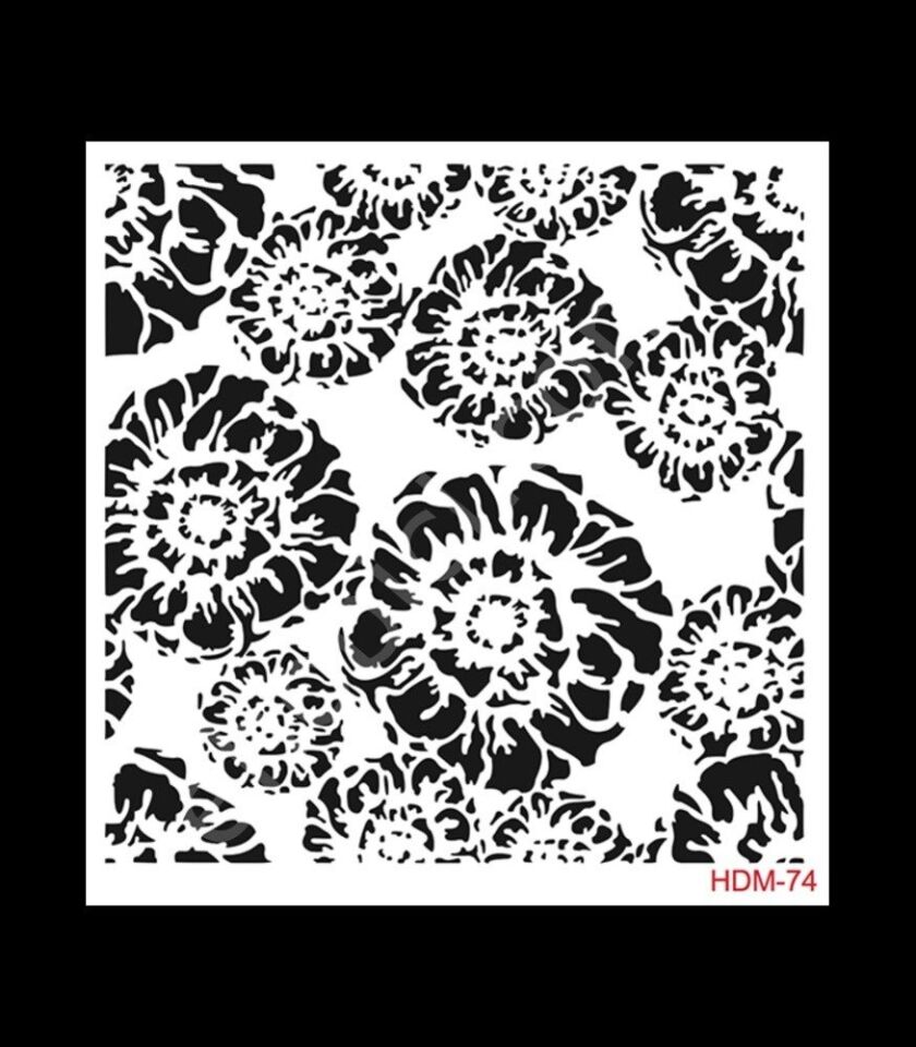 HDM74 Cadence Home Dekor Stencil 25x25