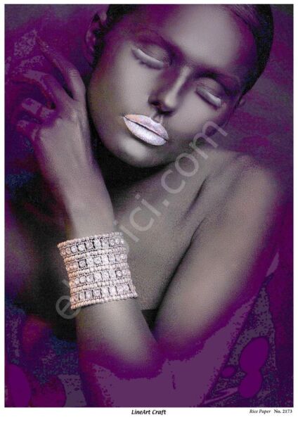 Lineart Pirinç Dekopaj Kağıdı Model - 2173