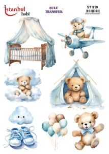 Sulu Transfer Kağıdı 25x35cm ST-919