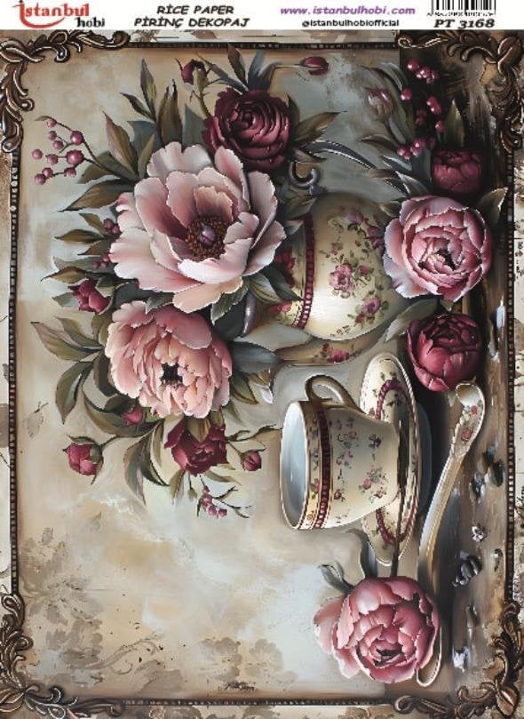 Pirinç Dekopaj Kağıdı 30x42cm PT-3168