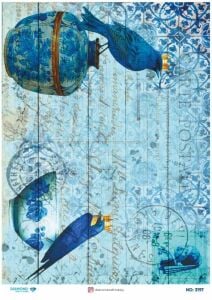 Diamond Pirinç Dekopaj Kağıdı - 3197