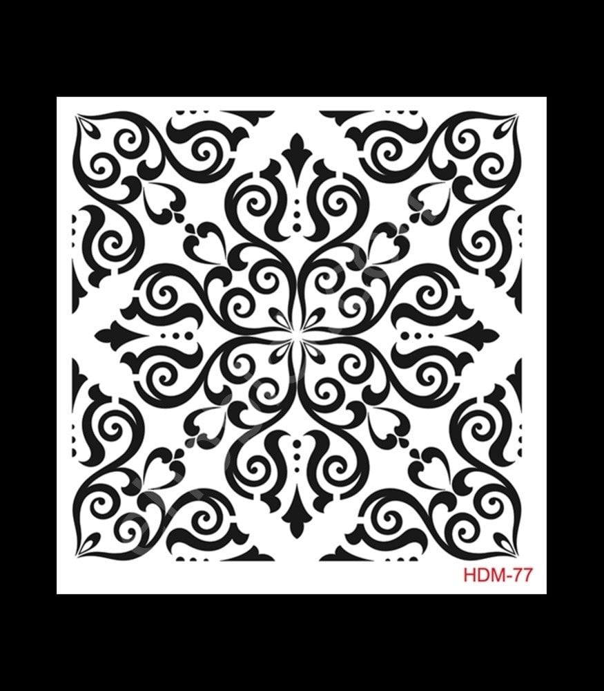 HDM77 Cadence Home Dekor Stencil 25x25