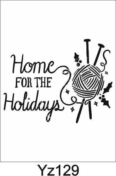 Yazı Desenler Stencil Şablon (21x30) YZ-129