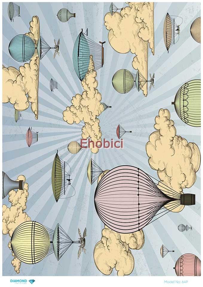 Diamond Pirinç Dekopaj Kağıdı - 649