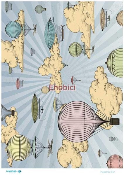 Diamond Pirinç Dekopaj Kağıdı - 649