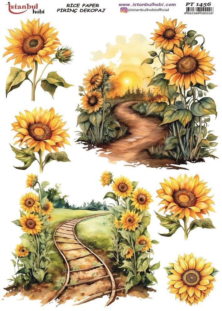 Pirinç Dekopaj Kağıdı 30x42cm PT-1456