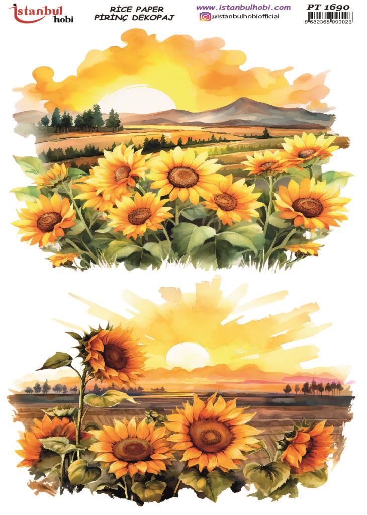 Pirinç Dekopaj Kağıdı 30x42cm PT-1690