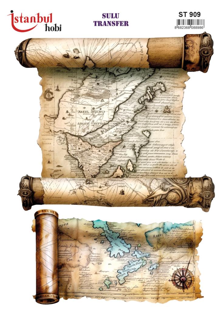 Sulu Transfer Kağıdı 25x35cm ST-909
