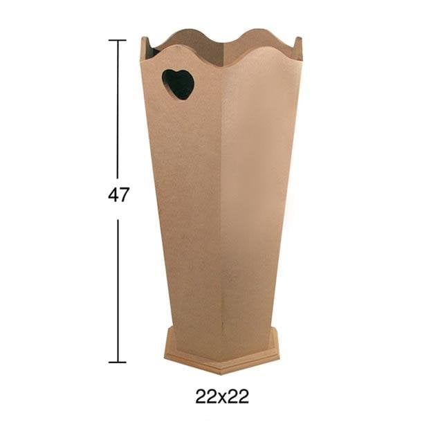 Ahşap Şemsiyelik 47x22cm F756