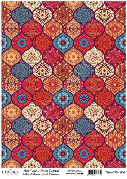 Cadence Pirinç Dekopaj Kağıdı Model - 666