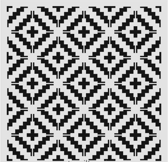 Duvar Dekor Stencil Şablon (40x40) HD-146