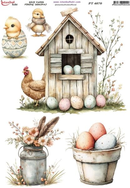 Pirinç Dekopaj Kağıdı 30x42cm PT-4070