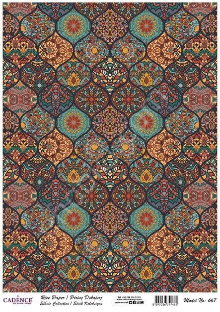 Cadence Pirinç Dekopaj Kağıdı Model - 667