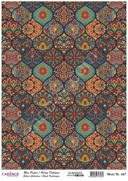 Cadence Pirinç Dekopaj Kağıdı Model - 667