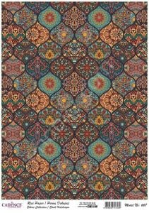 Cadence Pirinç Dekopaj Kağıdı Model - 667