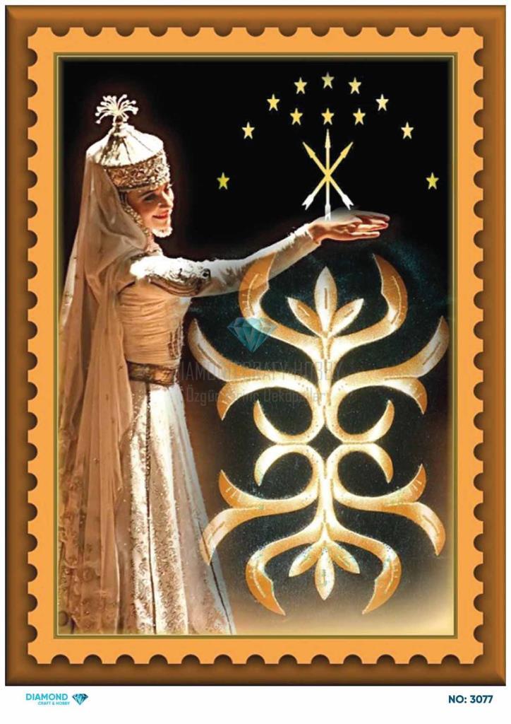 Diamond Pirinç Dekopaj Kağıdı - 3077