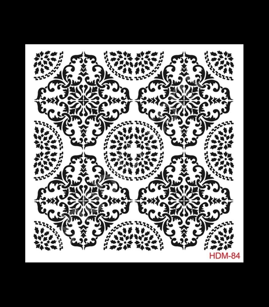 HDM84 Cadence Home Dekor Stencil 25x25