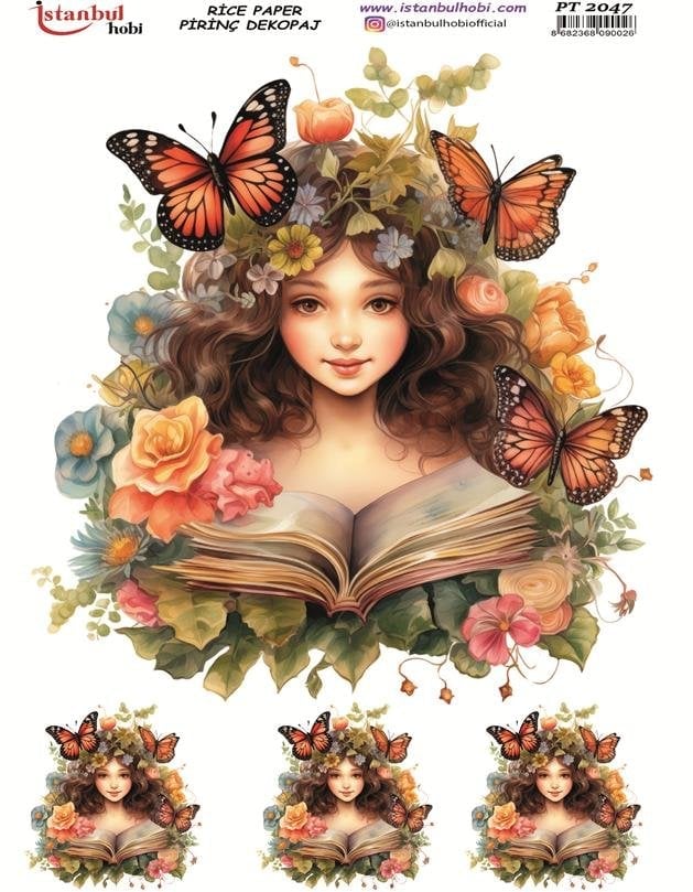 Pirinç Dekopaj Kağıdı 30x42cm PT-2047