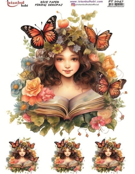 Pirinç Dekopaj Kağıdı 30x42cm PT-2047