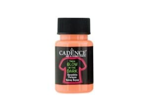 Cadence Gece Parlayan Kumaş Boya - Turuncu - Glow in Dark 50ml