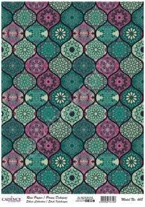 Cadence Pirinç Dekopaj Kağıdı Model - 668