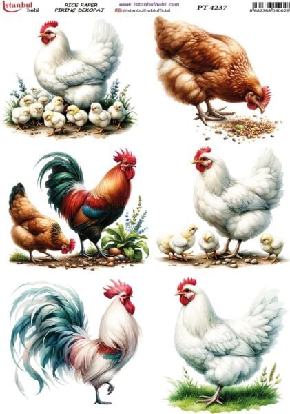 Pirinç Dekopaj Kağıdı 30x42cm PT-4237