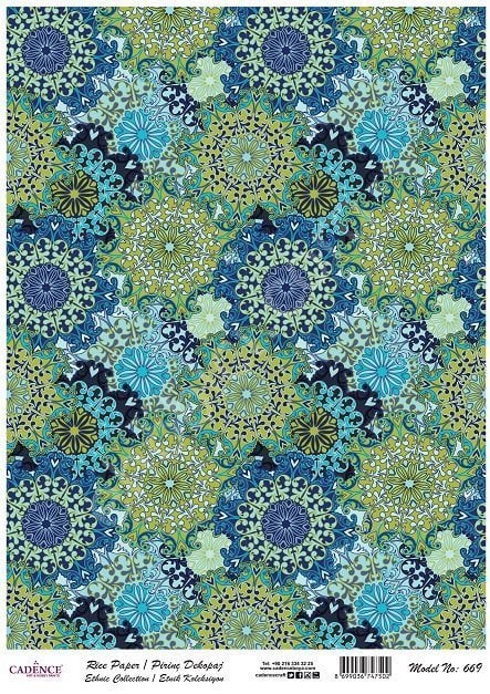 Cadence Pirinç Dekopaj Kağıdı Model - 669