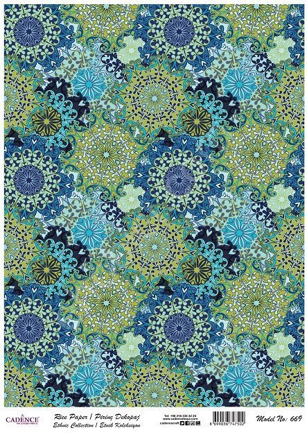 Cadence Pirinç Dekopaj Kağıdı Model - 669