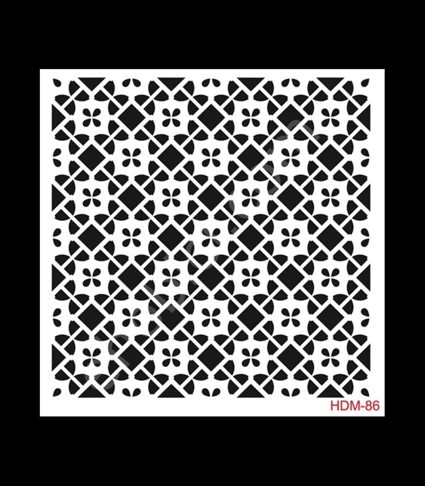 HDM86 Cadence Home Dekor Stencil 25x25