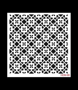HDM86 Cadence Home Dekor Stencil 25x25