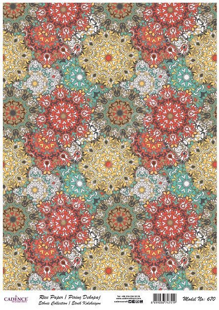 Cadence Pirinç Dekopaj Kağıdı Model - 670