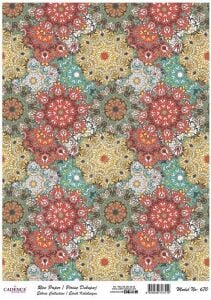 Cadence Pirinç Dekopaj Kağıdı Model - 670