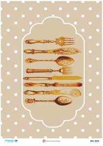 Diamond Pirinç Dekopaj Kağıdı - 3213