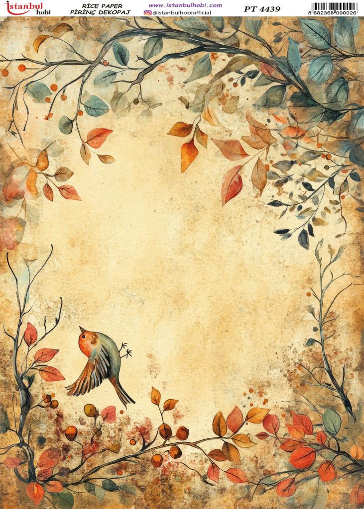 Pirinç Dekopaj Kağıdı 30x42cm PT-4439