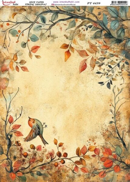 Pirinç Dekopaj Kağıdı 30x42cm PT-4439
